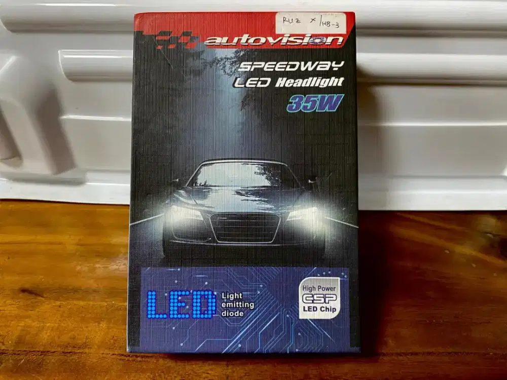 LAMPU MOBIL LED AUTOVISION SPEEDWAY SOKET HB-3 ORIGINAL