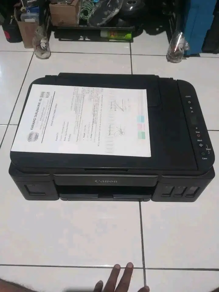 Canon g210 PIXMA jual aja Bu siap pakai