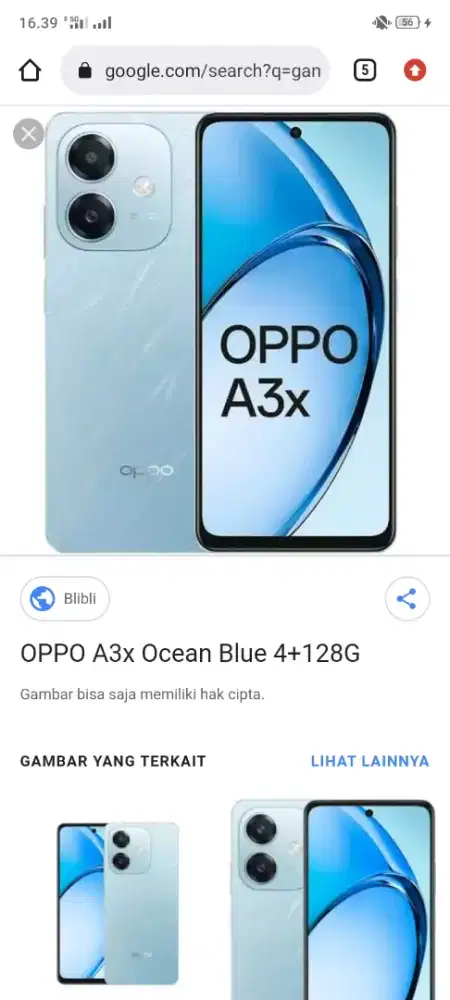 di jual hp oppo a3x