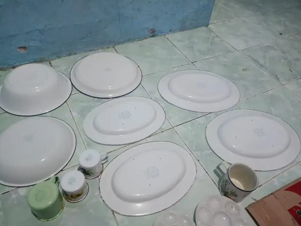 Piring ludor enamel