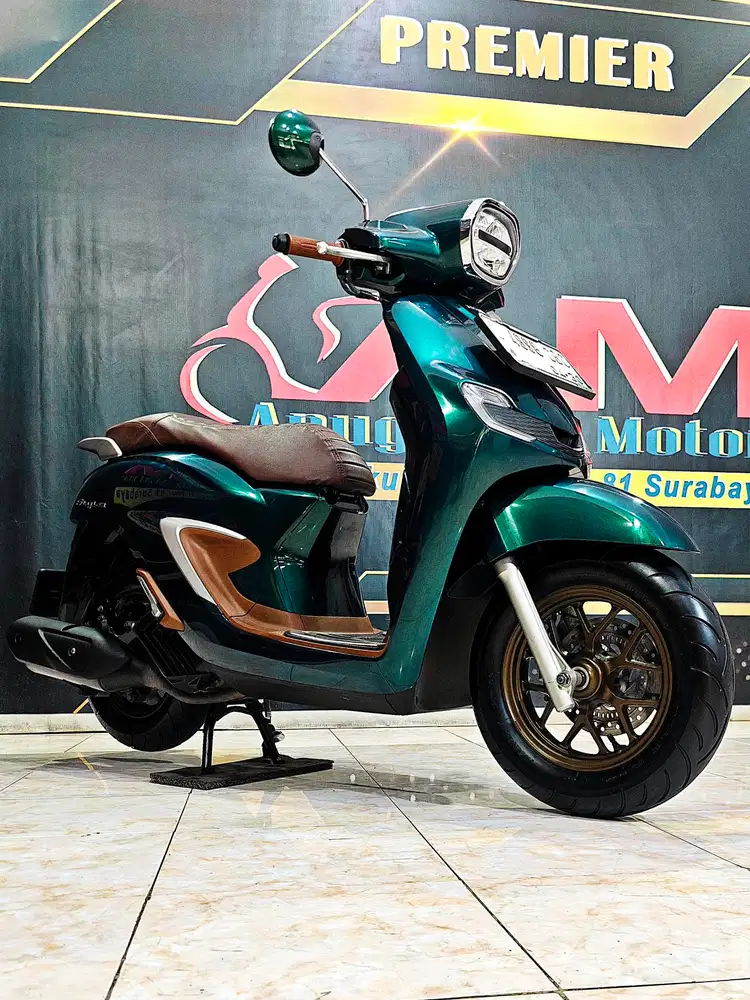 Staylo ABS 160cc Royal Green km.5rb gesit mewah.Anugerah motor rungkut