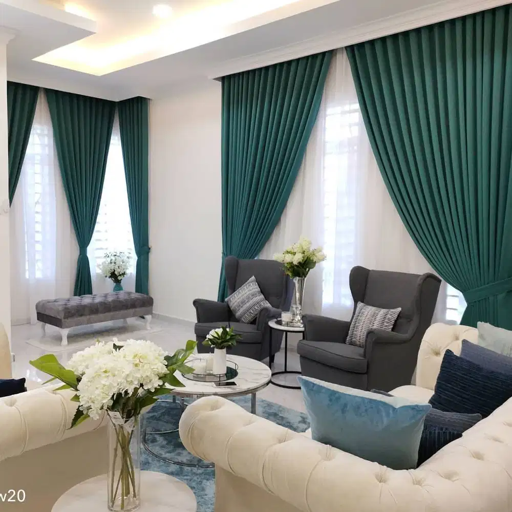 Jasa Buat gorden jendela pintu gorden blackout hordeng vitrase hordeng