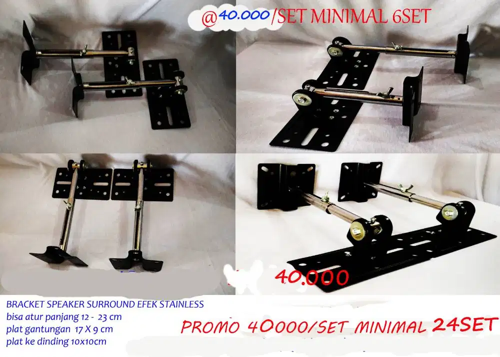 bracket speaker model gantung bahan besi kokoh