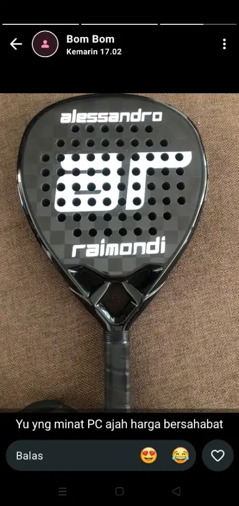 Raket padel yang pemula cocok