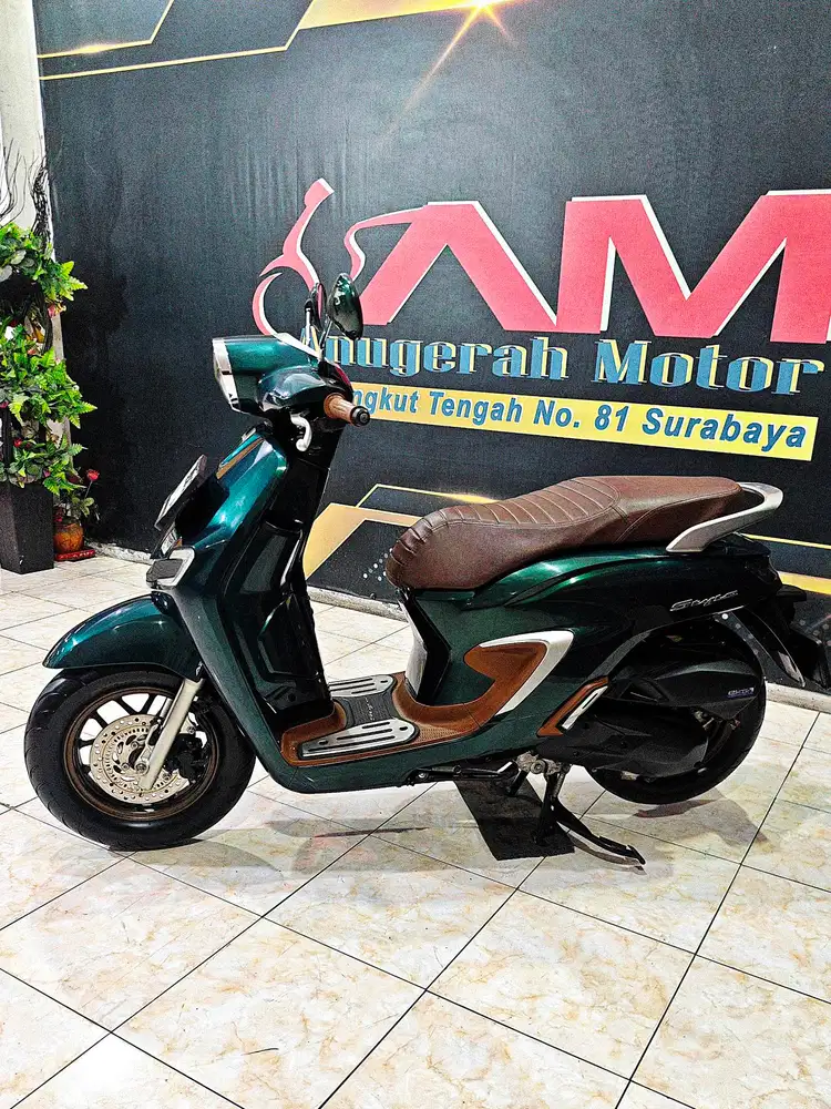 Staylo ABS 160cc Royal Green km.5rb gesit mewah.Anugerah motor rungkut