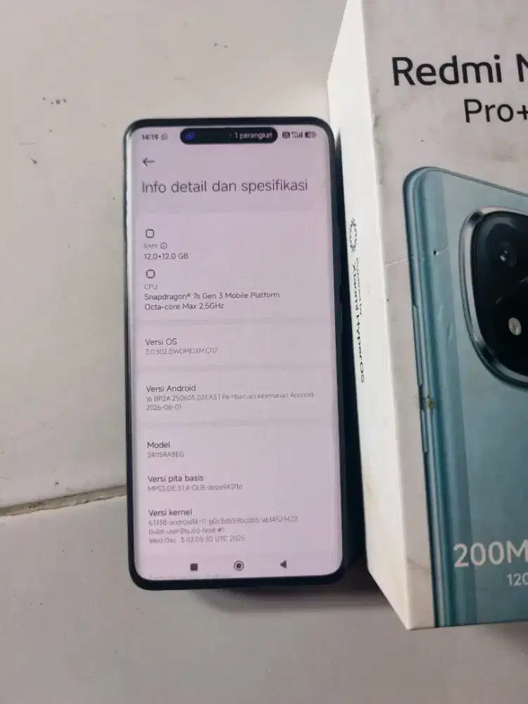 Xiaomi Redmi Note 14 Pro+ 12+12/512 Fullset