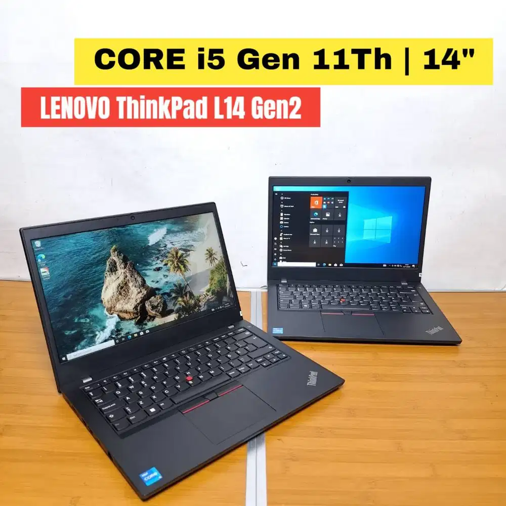 Laptop Lenovo ThinkPad L14 G2 CORE i5 Gen 11 Layar 14