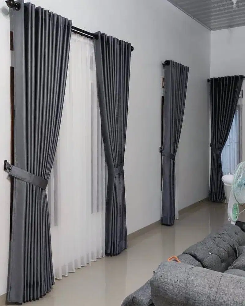 Jual gorden jendela model terbaru gorden pintu blackout gorden kantor
