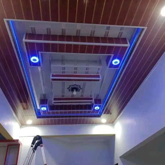 Wall Moulding Sekat Plafon Partisi PVC GRC Gypsum Jasa Tukang Pasang