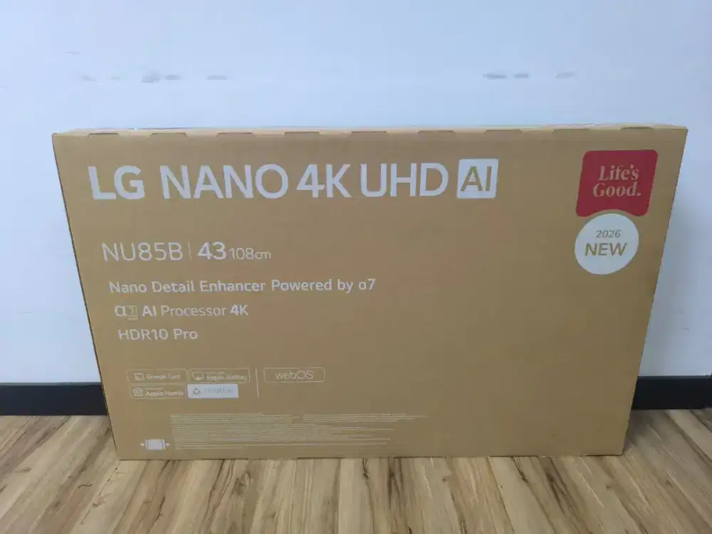 Tv LG Nano Fullset masih segel