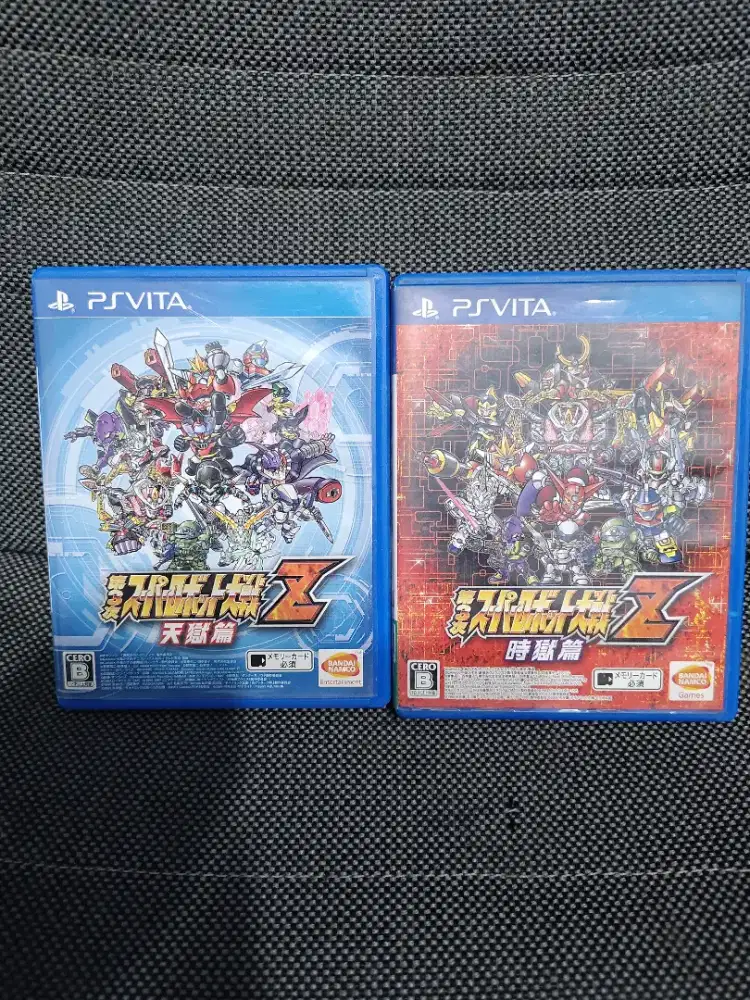 Kaset Cartridge PS Vita Super Robot Wars Z Complete Second
