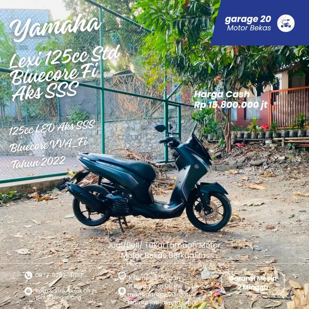 Yamaha Lexi 125cc Std LED Aks SSS Tahun 2022