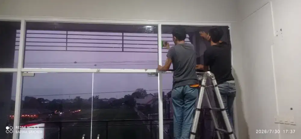 Kaca film gedung bangunan & perumahan anti panas & silau