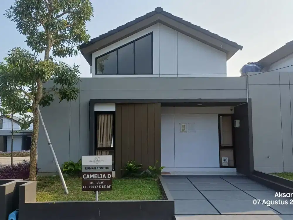 Rumah Komersil Cluster Montana type Camelia D