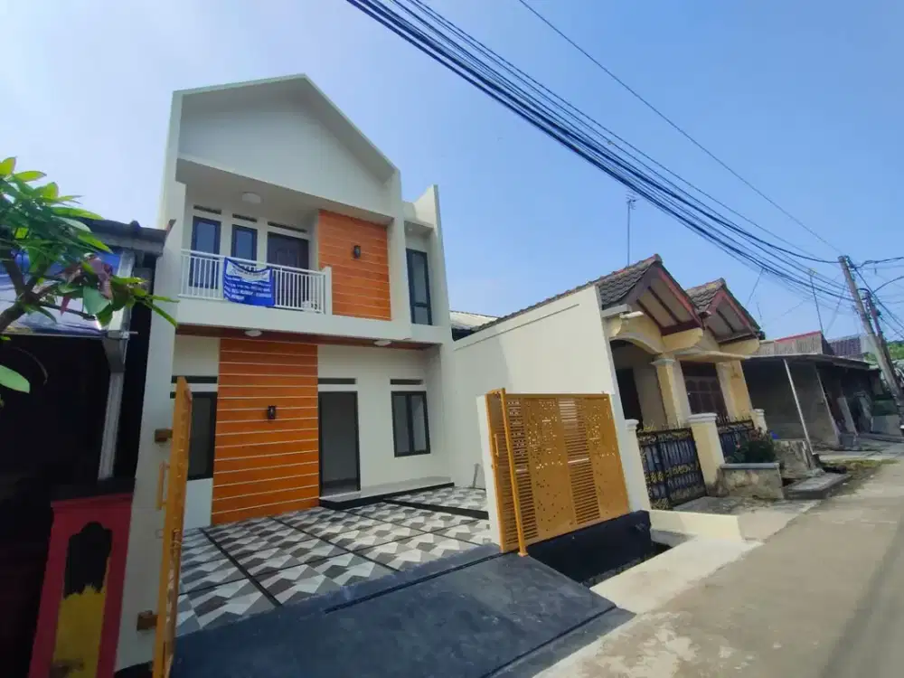 JUAL RUMAH 2 LANTAI MURAH DEKAT 3 AKSES TOL DI BEKASI TIMUR, MUSTIKAJAYA
