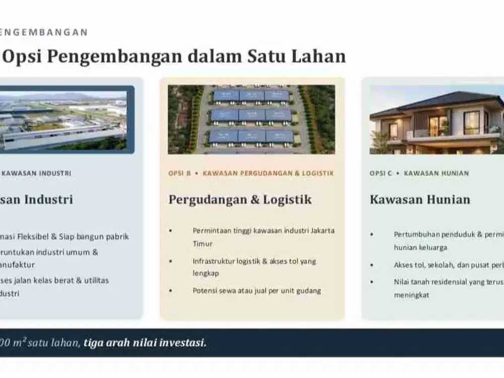 kavling Cileungsi 3 ha bisa u/industri, pergudangan, perumahan