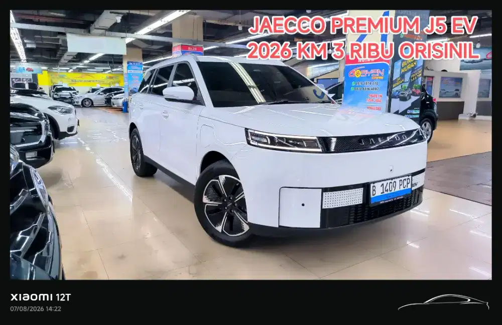 Km 3 ribu JAECCO PREMIUM J5 EV 2026 FULL ORISINIL