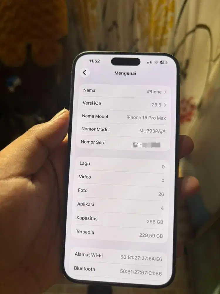 IPHONE 15PROMAX 256GB