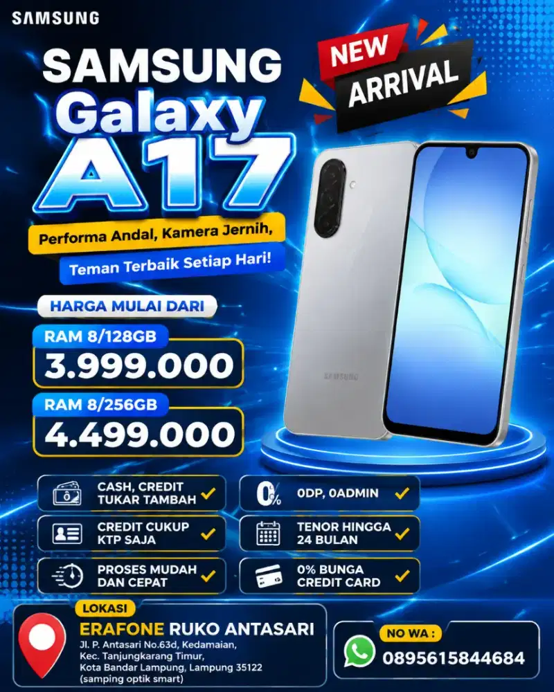 samsung A17 cicilan mulai dari 300rb per bulan
