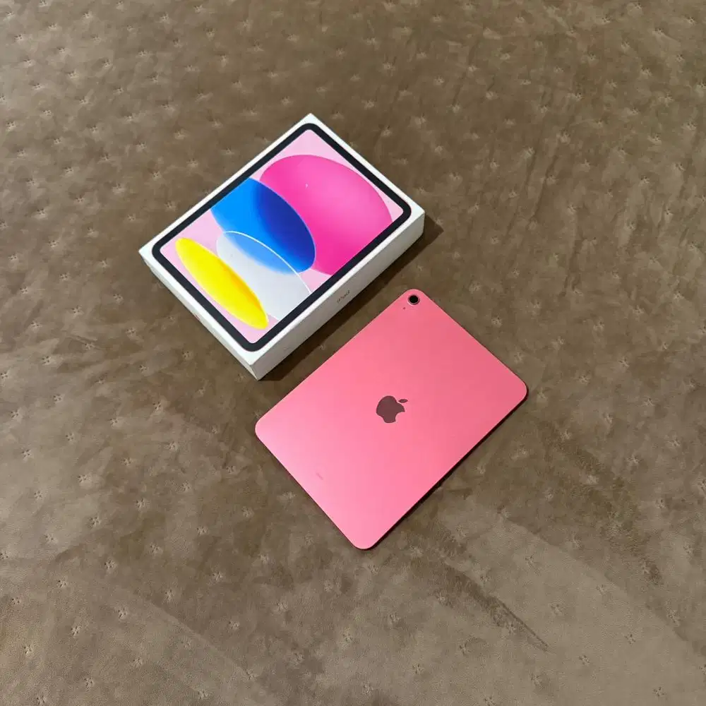 (iBox) iPad 11 A16 Pink 128GB Wifi Fullset Original lIke New