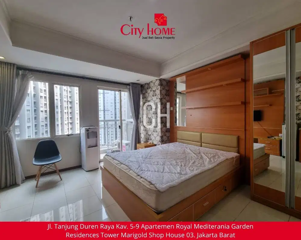 Studio Furnished Modern Luas 26,8m2 Siap Masuk di Jakarta Barat!