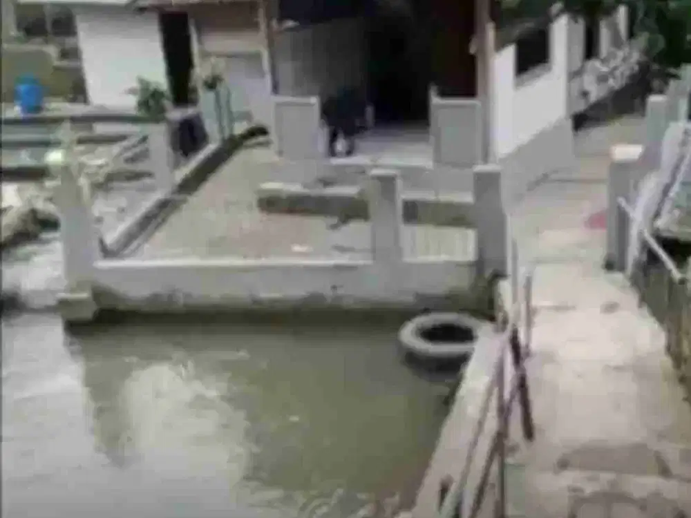 Jual Villa + Kolam deras + kebun + Sawah. Luas 1 Ha Subang