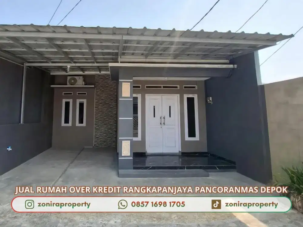 Jual Murah Rumah Samping Tol Sawangan Depok Over Kredit 69 JT Cicilan 5 Jutaan