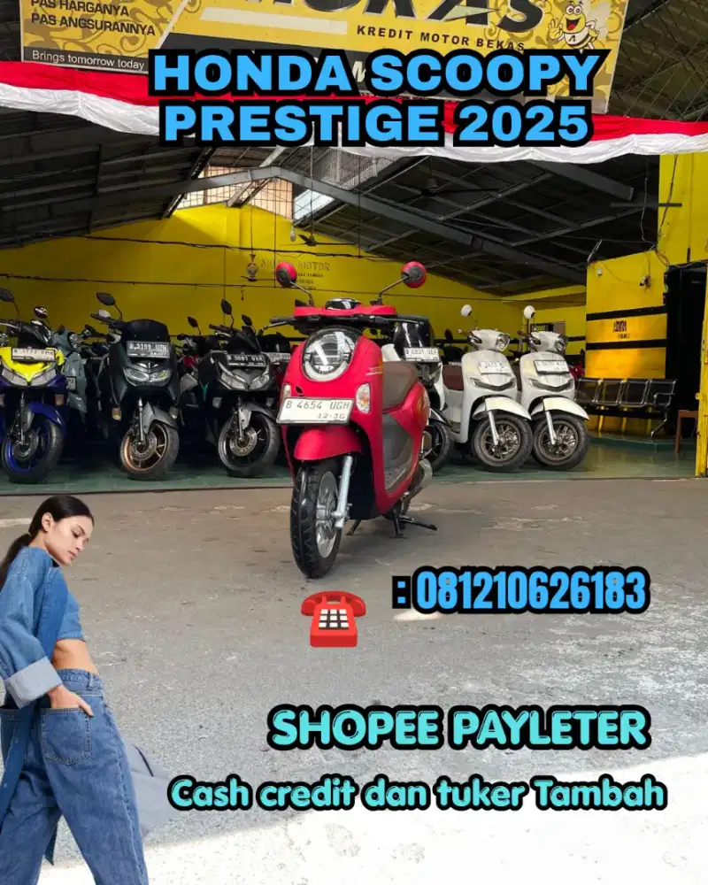 HONDA SCOOPY PRESTIGE 2025 CASH CREDIT