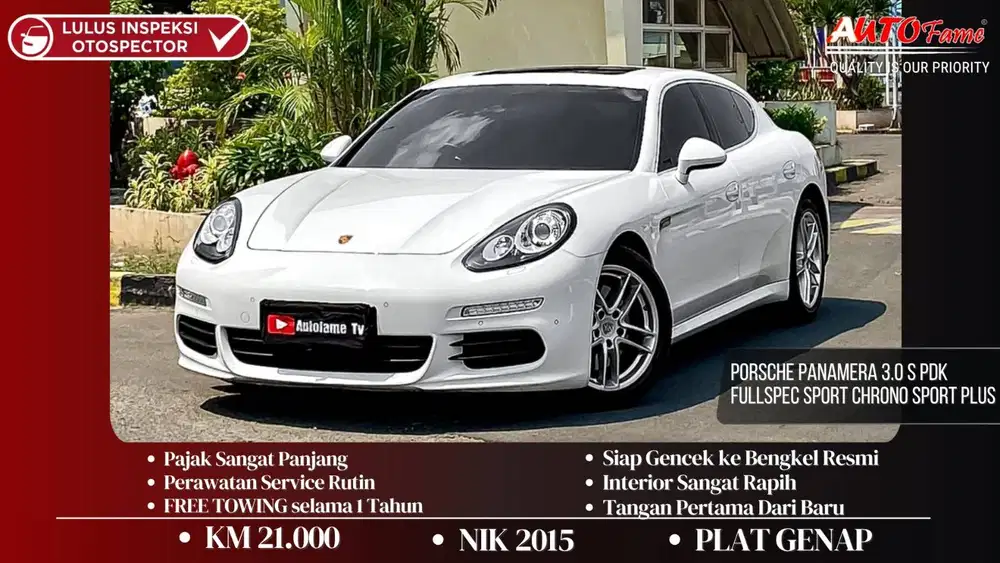KM21RB Porsche Panamera 3.0 S PDK FullSpec Sport Chrono Sport Plus Whi