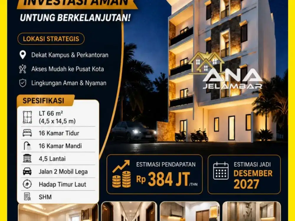 ANA BRAND NEW KOST UK 4.5X14.5M DI TOMANG