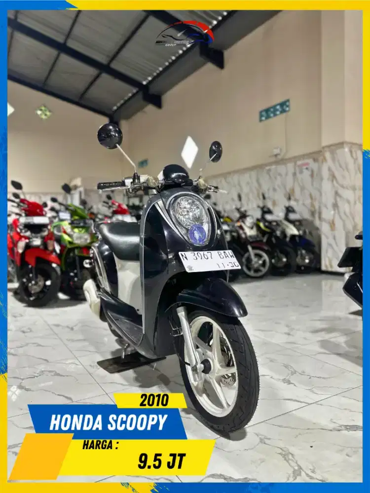 HONDA SCOOPY 2010 MURAH POLL MASZEEHH HIKMAH MOTOR KEPUH MALANG