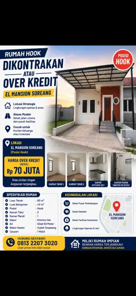 Over Kredit / Dikontrakan Rumah (hook)