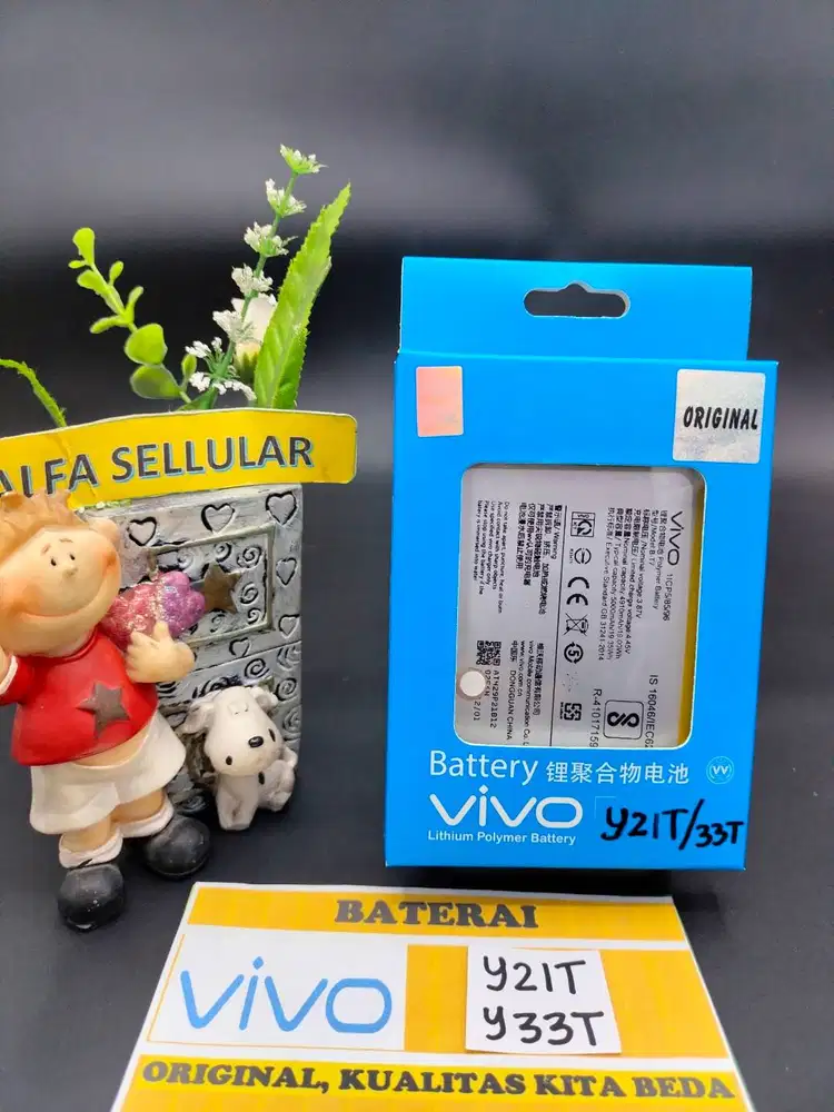 Baterai VIVO Y21T Baterai VIVO Y33T Baterai B-T7 ORIGINAL