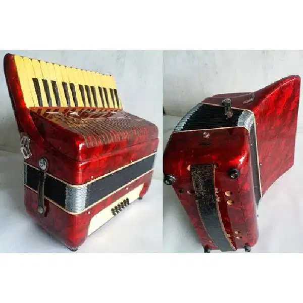 Vintage Antique old PARROT Italian accordion antik kuno