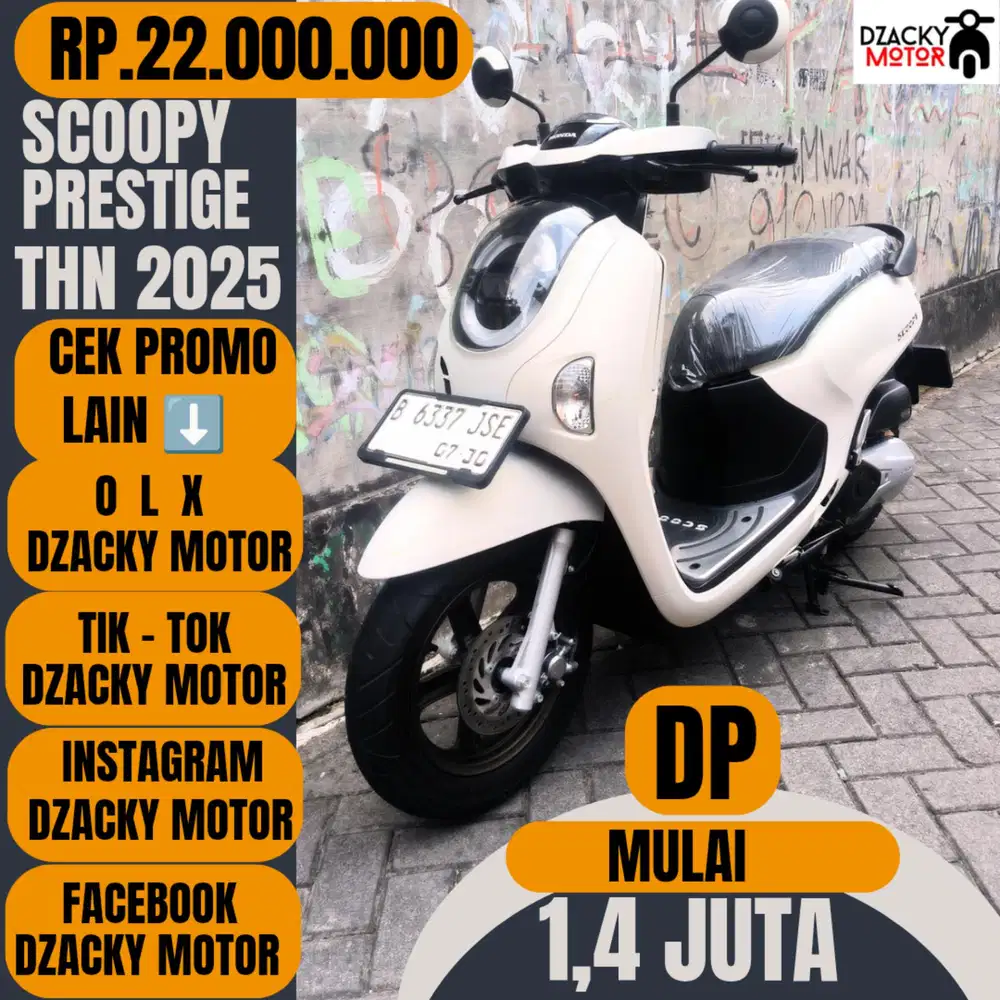 SCOOPY PRESTIGE 2025 SECOND LIKE NEW