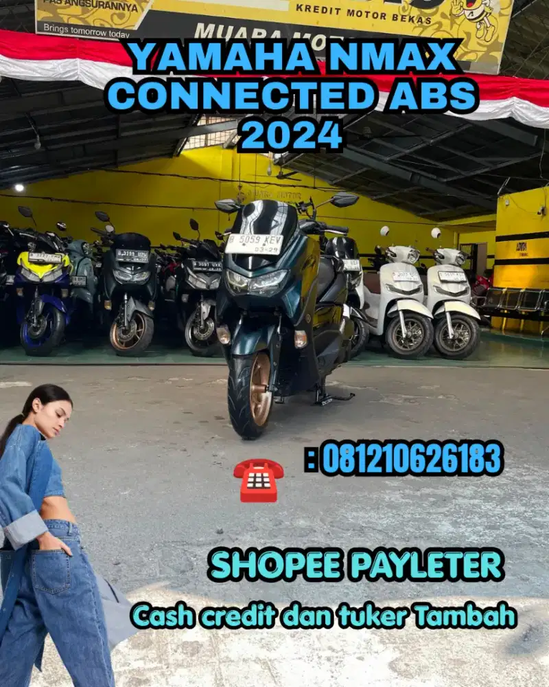 YAMAHA NMAX CONNECTED ABS 2024 MULUS