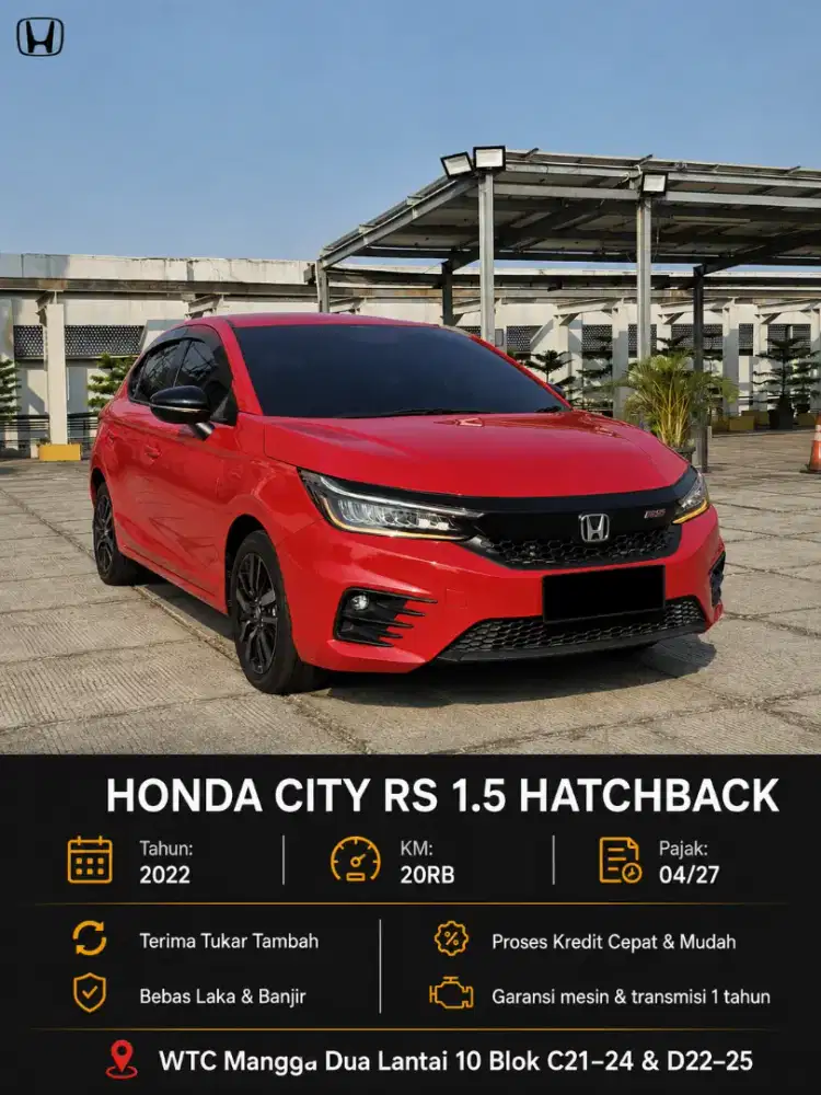 City RS HATCHBACK 1.5 MATIC 2022 KM:20RB