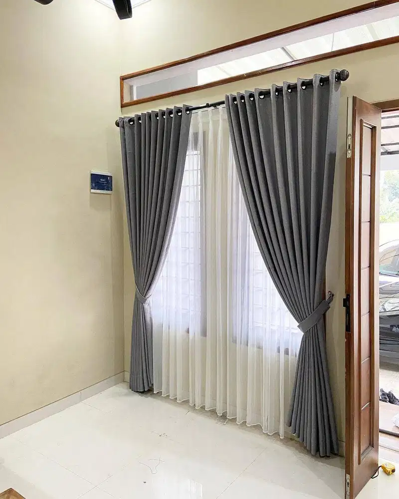 Jasa pasang gorden blinds vertikal gorden krey vertical roller blind