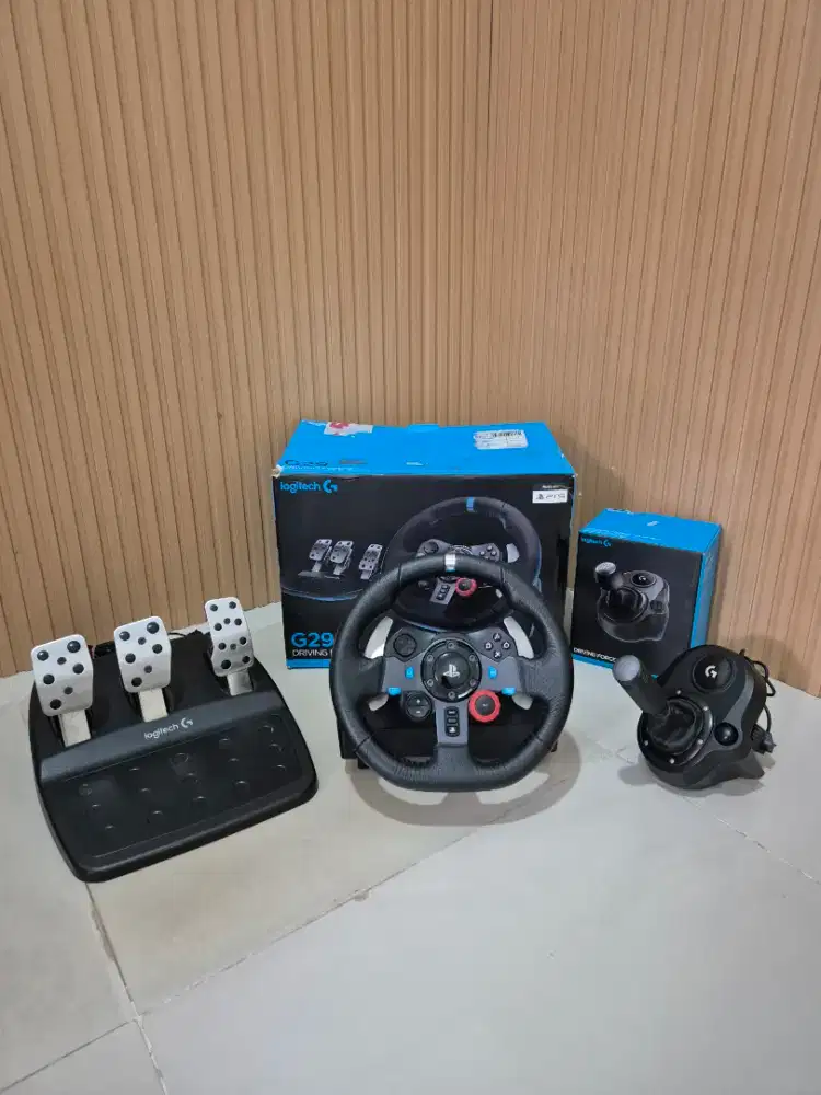 Logitech G29 + Shifter PS4 PS5 Mulus Bekas