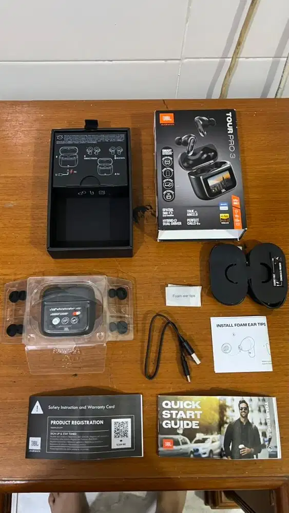JBL Tour Pro 3 Fullset Original Tws/earbuds