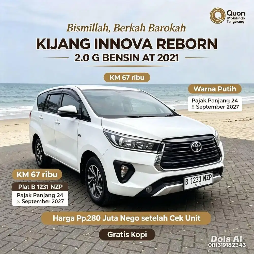 INNOVA REBORN 2.0 G AT A/T MATIC 2021