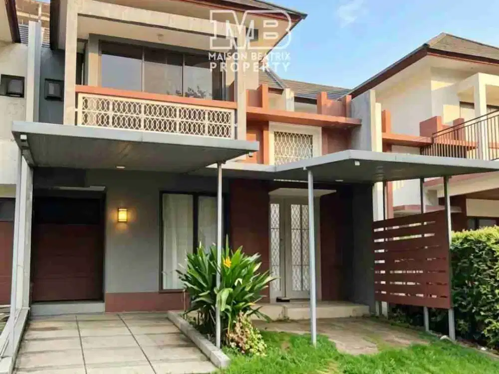 DIJUAL RUMAH 2LT , DEKAT STASIUN RAWABUNTU DAN EXIT TOL. CLUSTER HIJAU DI THE GREEN BSD
