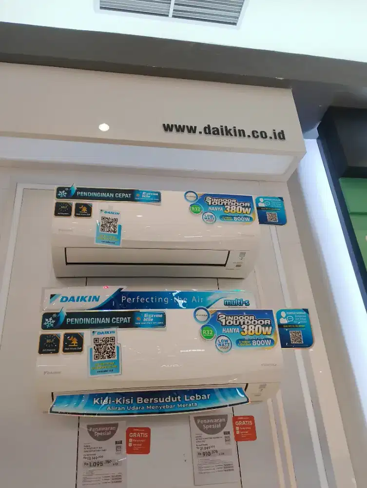 AC Daikin muti split 1pk dan 1 pek