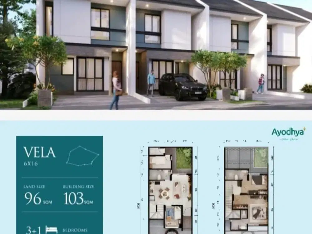 NEW LANDED UNIT VELA CLUSTER CASSIA BY ALAM SUTERA