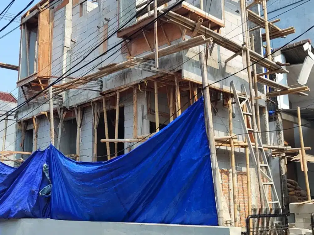 Dijual Rumah msh dalam tahap pembangunan di jalan Barong no 23 BCS