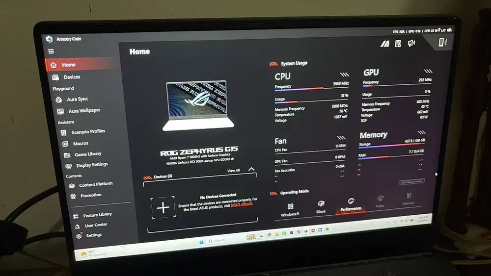LAPTOP GAMING ASUS ROG