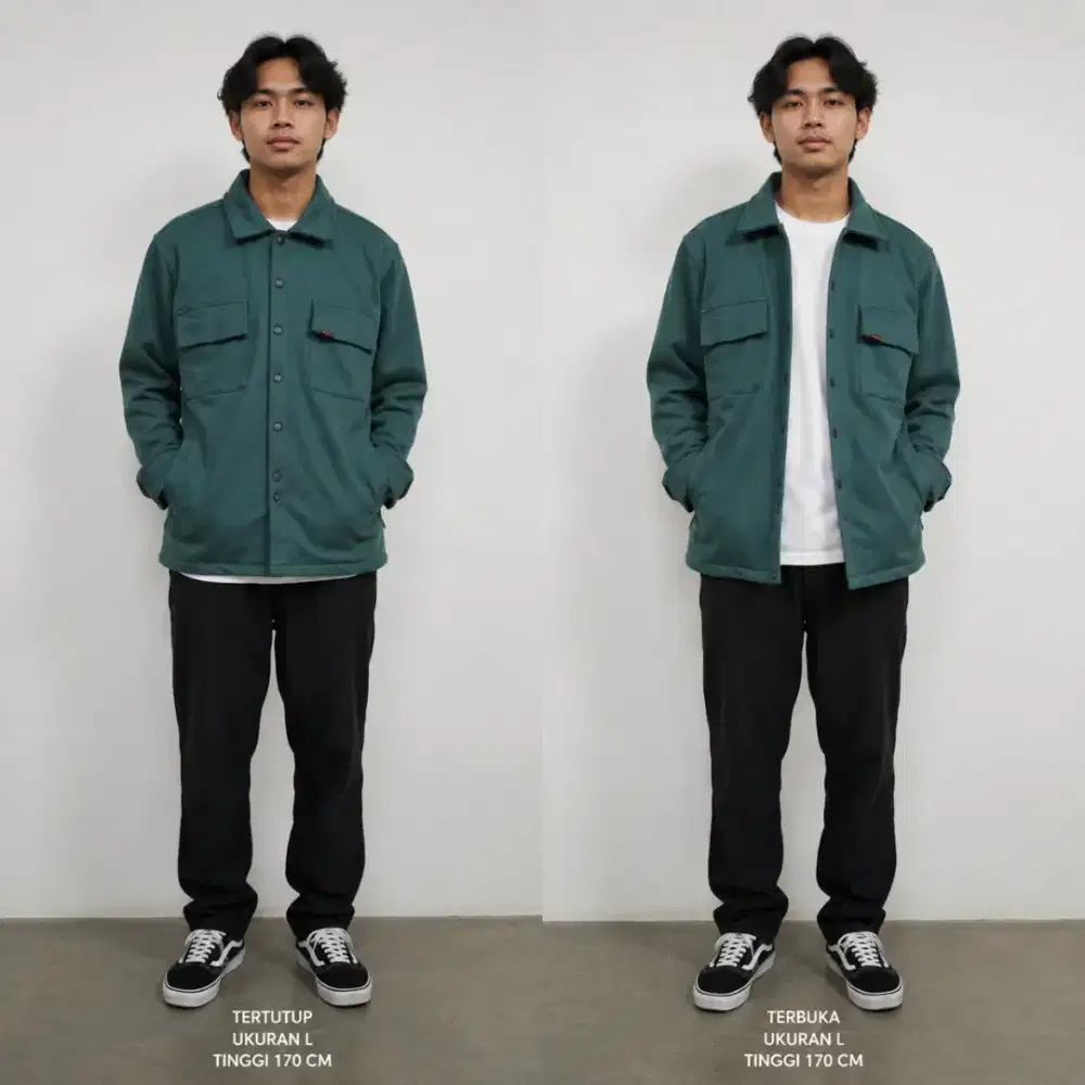 Shacket Jaket merek One F Fifty