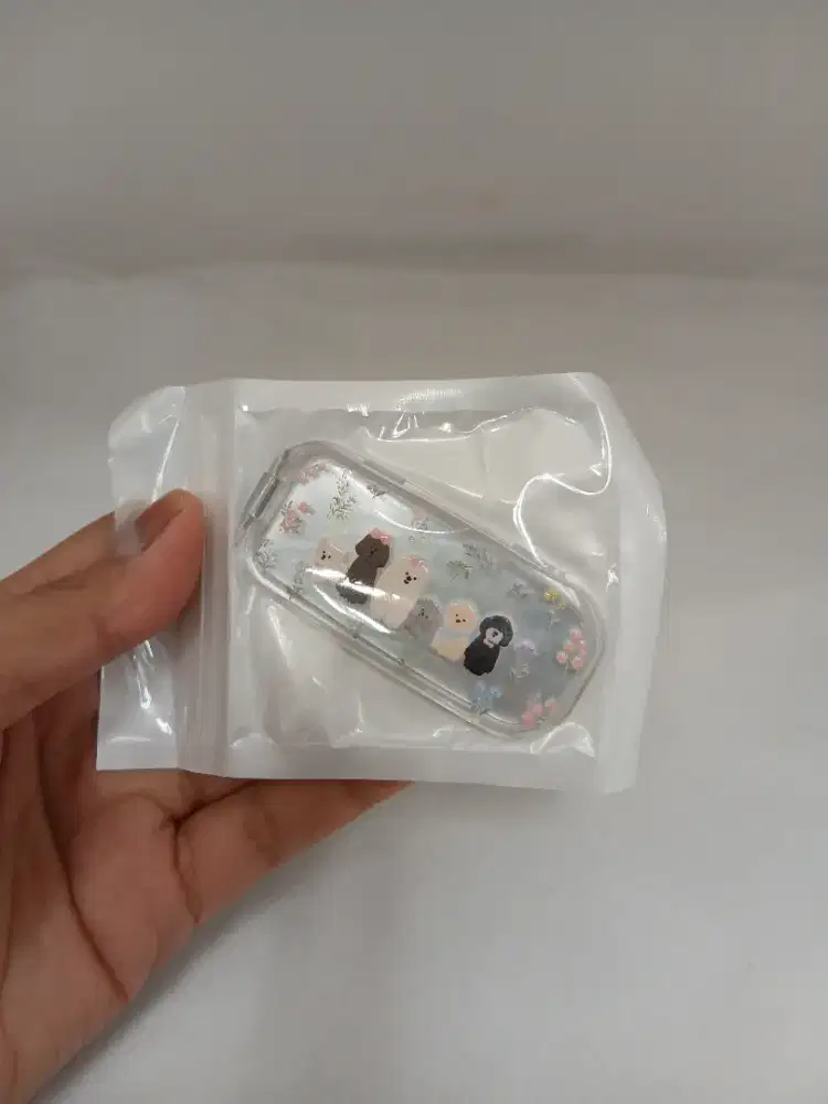 Phone Holder Lipat Portable Motif Anjing Lucu