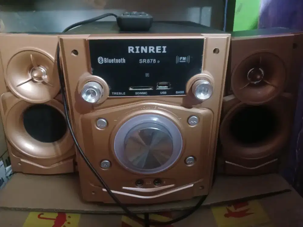 Dj musik mini compo 6 inci buat di kamar / di kost  normal jaya ori