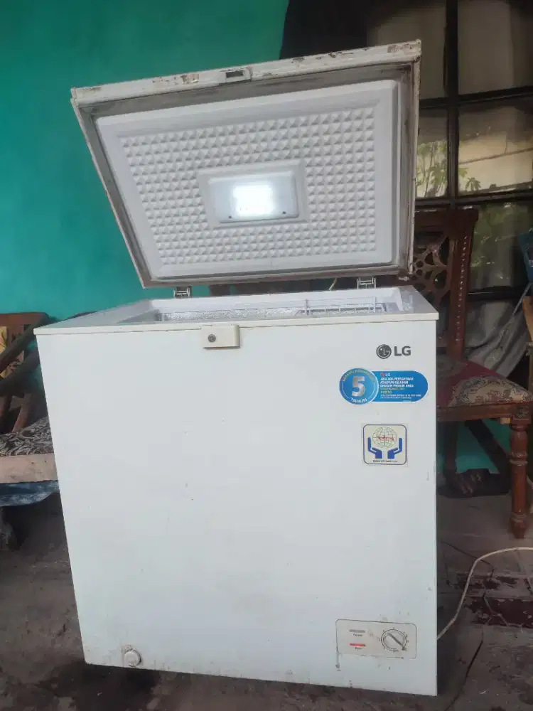 chest freezer (pembeku bak)